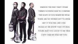 Muse  Cant Take My Eyes Off You  Lyrics  HD [upl. by Ahseined683]