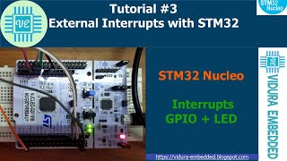 External Interrupts using STM32 [upl. by Eldoria586]