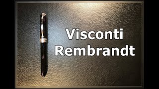 Visconti Rembrandt Fountain Pen Review and Comparison to Visconti Van Gogh [upl. by Cung]