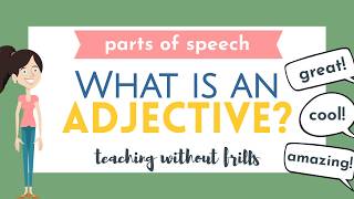 Parts of Speech for Kids What is an Adjective [upl. by Aicargatla230]