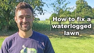 How to fix a waterlogged lawn [upl. by Romano]