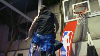 Jordan Kilganon Performs 720 Dunk At NBA House Brazil Amazing Dunk Show  June 4th 2017 [upl. by Skipper]