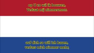 Nationalhymne der Niederlande  Anthem of Netherlands NLDE Text [upl. by Sikata355]