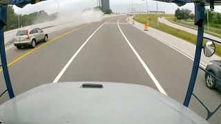 Video shows tanker truck crashing on I75 explodes [upl. by Suez]