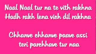 Heer Lyrics HD  Jab Tak Hai Jaan  ft Harshdeep Kaur  AR Rahman [upl. by Wanfried]