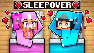 Omz amp Lily SLEEPOVER in Minecraft [upl. by Efram]