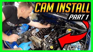 59L Magnum V8 Comp Cams Camshaft INSTALL  PART 1 [upl. by Ettedranreb]