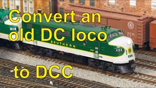 Convert an old DC loco to DCC 50 [upl. by Amos]