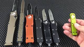 Microtech OTF Automatic Switchblade Knives Lineup [upl. by Fredie913]