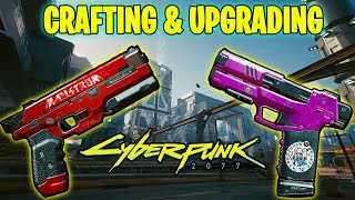 Iconic Weapons  Crafting amp Upgrading Explained What Should You Do Cyberpunk 2077 [upl. by Weathers]