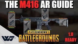 GUIDE How to PROPERLY use the M416 Assault Rifle Its Awesome in PUBG [upl. by Vareck199]