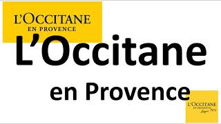 How to Pronounce L’Occitane en Provence CORRECTLY [upl. by Adella41]