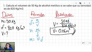 Densidad  Física  Ejercicios resueltos [upl. by Azzil]