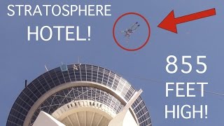 Stratosphere Sky Jump Full HD Experience Las Vegas [upl. by Hullda]