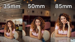 35mm vs 50mm vs 85mm Lens Comparison for Portrait Photography [upl. by Burnaby]