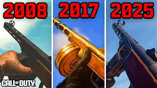 Using the PPSH in EVERY Call of Duty [upl. by Nevin564]