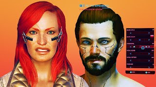 8 Minutes of Cyberpunk 2077 Character Creator Gameplay [upl. by Cleodel791]