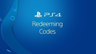 Redeeming Codes on PS4 [upl. by Quintilla]