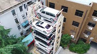 Vertical rotary car parking system [upl. by Iramaj]