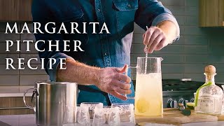 Classic Margarita Pitcher Recipe  Tequila Cocktails  Patrón Tequila [upl. by Yssor901]