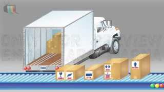 Logistics Company  Animation Presentation Film [upl. by Anaytat]