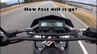 Kawasaki KLX300 Top Speed Test [upl. by Hedy236]