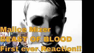 Malice Mizer  Beast of Blood  RockMetal Band  FIRST RAW REACTION [upl. by Hecht479]