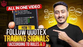 How to Follow Signals In Quotex  All Binary Trading Questions  What is MTGITMOTMCALLPUTRWIN [upl. by Lowery]