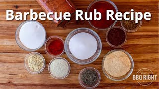 BBQ Rub Recipe  How to Make your own Barbecue Rub [upl. by Frederich452]