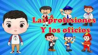 Las PROFESIONES👨‍✈️ y Los OFICIOS👨‍🔧 video educativo para niños [upl. by Cadmarr793]