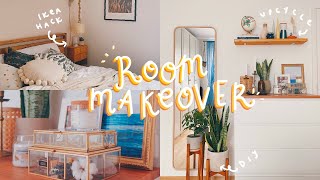 the cosiest bedroom makeover ✨  aesthetic  functional diy [upl. by Ignazio]