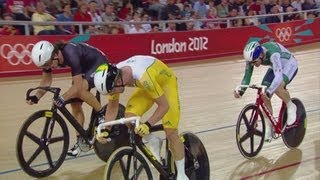 Mens Omnium  30km Points Race  London 2012 Olympics [upl. by Areip]