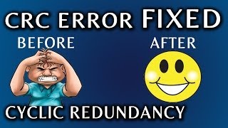 CRC Error Fixed Cyclic Redundancy Error [upl. by Niwrud]