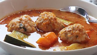 Mexican Soup ALBONDIGAS  Easy Recipe [upl. by Avilla]