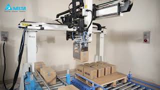 Delta Robot Gantry Solution for Palletizing [upl. by Harshman575]