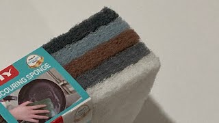 Asmr dry scourer pads ripping [upl. by Bast]