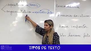 6  Tipos de Texto  Grasiela Cabral [upl. by Aeslehs]