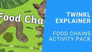 KS2 Science  Food Chains Activity Pack [upl. by Tezil]