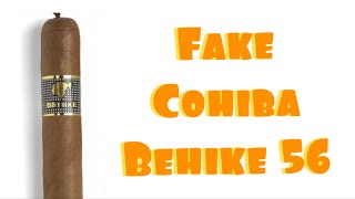 WARNING FAKE CUBAN CIGAR COHIBA BEHIKE 56 HOW TO SPOT FAKE CUBAN CIGARS THE MOST POPULAR FAKE CUBAN [upl. by Nraa]