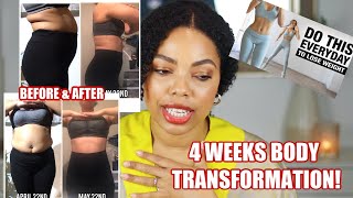 30 DAY BODY TRANSFORMATION  NO DIET  FITNESS JOURNEY [upl. by Olshausen881]