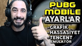 GRAFİK HASSASİYET VE EMÜLATÖR AYARLARI  PUBG Mobile [upl. by Enida]