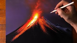 Volcano Drawing 🌋 [upl. by Razaile486]