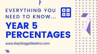 Year 5 Percentages  everything you need to know [upl. by Ahsinawt389]