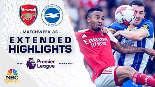 Arsenal v Brighton  PREMIER LEAGUE HIGHLIGHTS  5142023  NBC Sports [upl. by Worrell989]