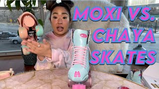 Moxi Beach Bunny vs Chaya Melrose Elite Roller Skates [upl. by Derrek]