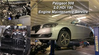 Peugeot 508 20 HDi 180 ServiceMaintenance [upl. by Knutson]