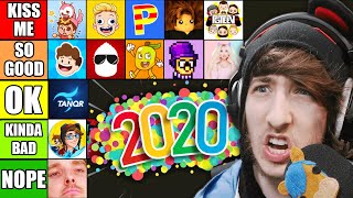 The BEST Roblox YouTubers of 2020 Tier List [upl. by Neill]