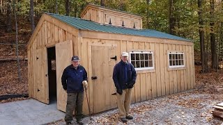 quotThe 12X16 Sugar Shackquot  DIY Build Tiny Home Home Addition Office  Sold in 16 Sizes  DIY Plans [upl. by Ydorb]