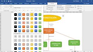 CÓMO HACER UN MAPA CONCEPTUAL EN WORD [upl. by Merv]