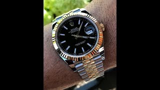 Rolex DateJust 41 126333 on jubilee Review [upl. by Aifas]